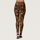 Leuke Herfst Bossen camouflagepatroon Leggings (Achterkant)