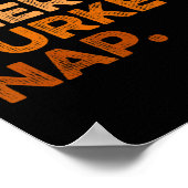Leuke Herfst Gezegden Thanksgiving Trot Run Bier T Poster (Hoek)