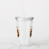 Leuke Herfst Halloween Candy Corn Acryl Tumbler Drinkbeker (Links)