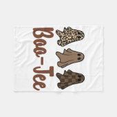 Leuke Herfst Halloween Ghost Boujee Boo-jee Spooky Fleece Deken (Voorkant (Horizontaal))