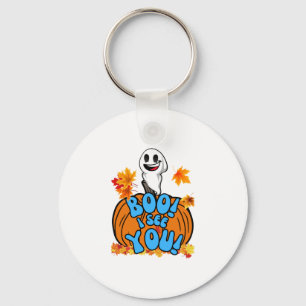 Leuke Herfst Halloween spook Boo! Ik zie je! Stick Sleutelhanger