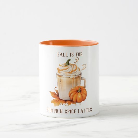 Leuke herfst is voor pompoen kruiden lattes seizoe mok (Midden)