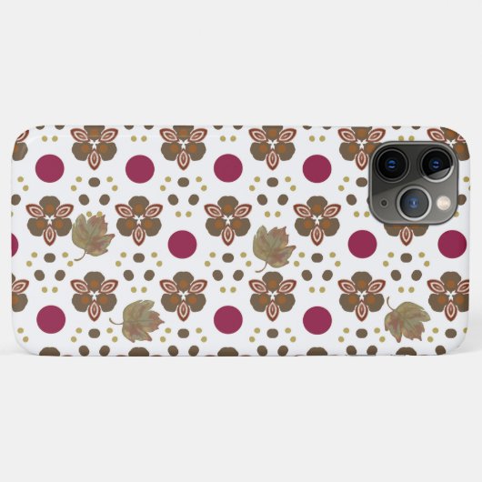 Leuke Herfst Poka Dot Design Case-Mate iPhone Case (Achterkant (horizontaal))