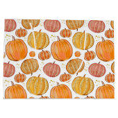Leuke Herfst Seizoensgebonden pompoen betegelde pa Groot Cadeauzakje (Achterkant)