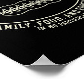 Leuke Herfst Thanksgiving dankbaar voor voetbal on Poster (Hoek)