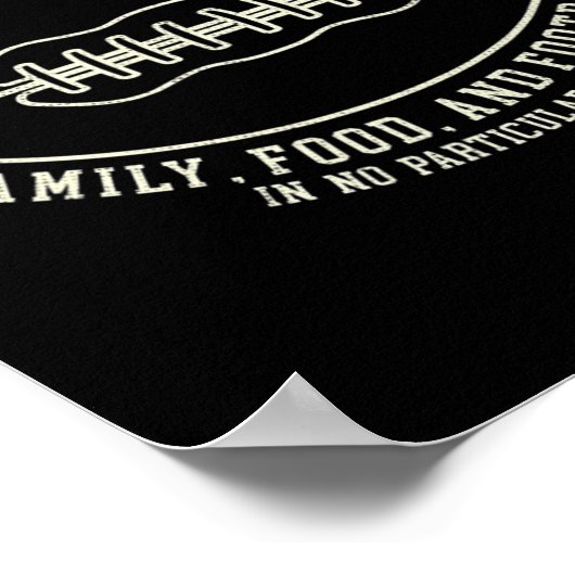 Leuke Herfst Thanksgiving dankbaar voor voetbal on Poster (Hoek)