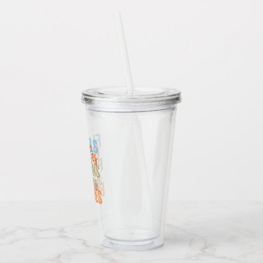 Leuke Herfst vibes Acryl Drinkbeker (Links)