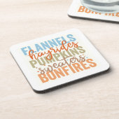 Leuke Herfst vibes Bier Onderzetter (Linkerzijde)