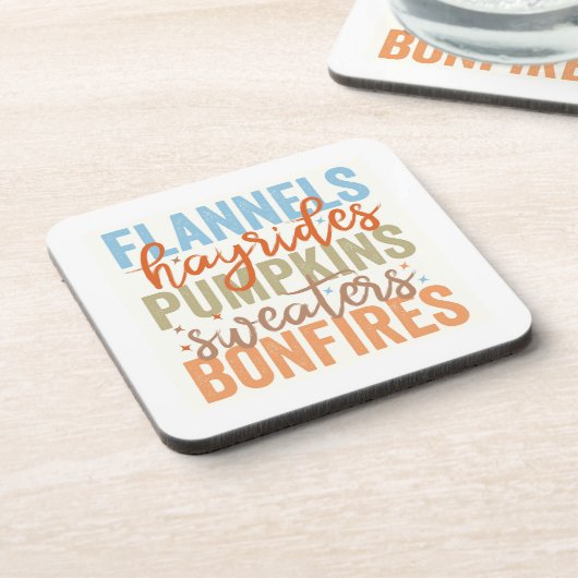 Leuke Herfst vibes Bier Onderzetter (Linkerzijde)