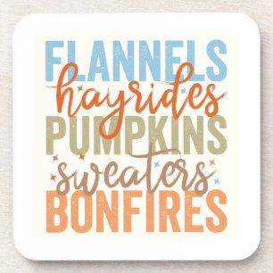 Leuke Herfst vibes Bier Onderzetter