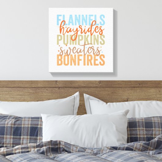 Leuke Herfst vibes Canvas Afdruk (Insitu (Slaapkamer))