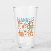 Leuke Herfst vibes Glas (Voorkant)