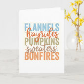 Leuke Herfst vibes Kaart (Gele Bloem)