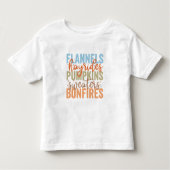 Leuke Herfst vibes Kinder Shirts (Voorkant)