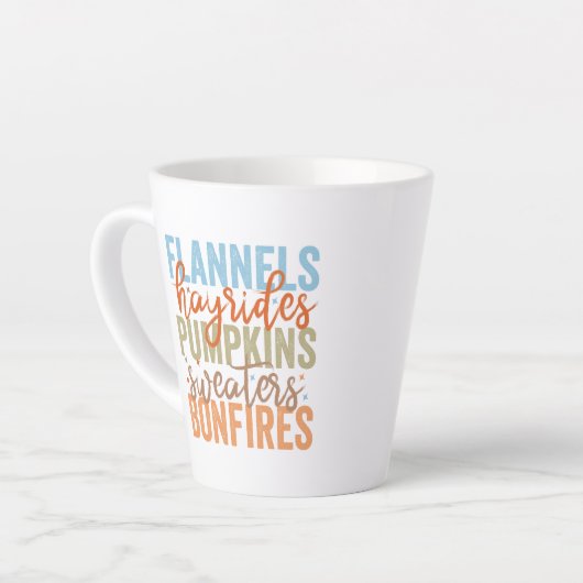 Leuke Herfst vibes Latte Mok (Linkerhoek)