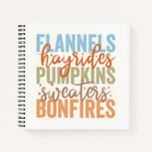 Leuke Herfst vibes Notitieboek (Voorkant)
