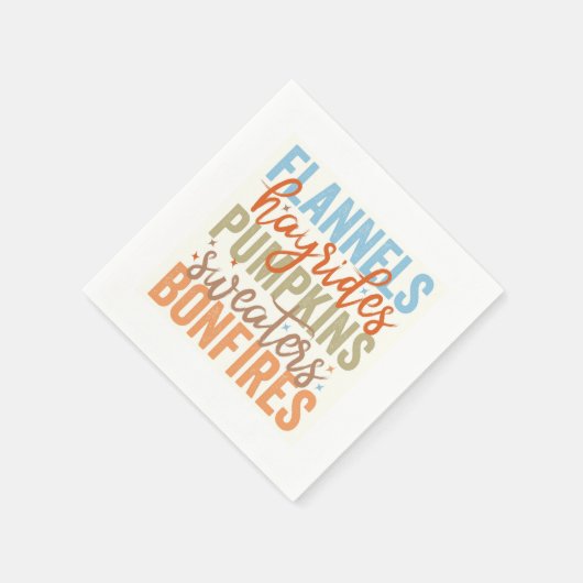 Leuke Herfst vibes Servet (Hoek)