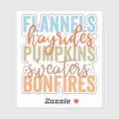 Leuke Herfst vibes Sticker (Vel)