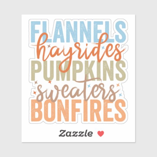 Leuke Herfst vibes Sticker (Vel)