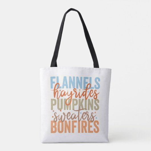 Leuke Herfst vibes Tote Bag (Achterkant)