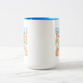 Leuke Herfst vibes Tweekleurige Koffiemok (Center)