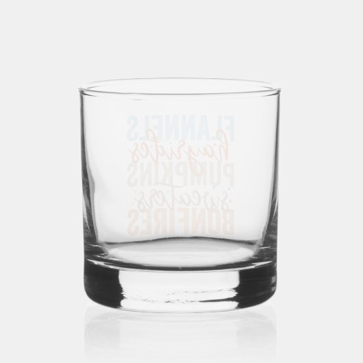 Leuke Herfst vibes Whisky Glas (Achterkant)