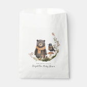 Leuke herfst | Woodland Forest Baby shower Bedankzakje (Voorkant)