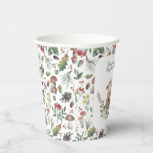 Leuke herfst | Woodland Forest Baby shower Papieren Bekers (Rechts)