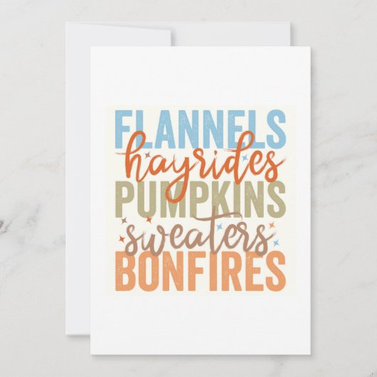 Leuke herfststemming kaart (Voorkant)