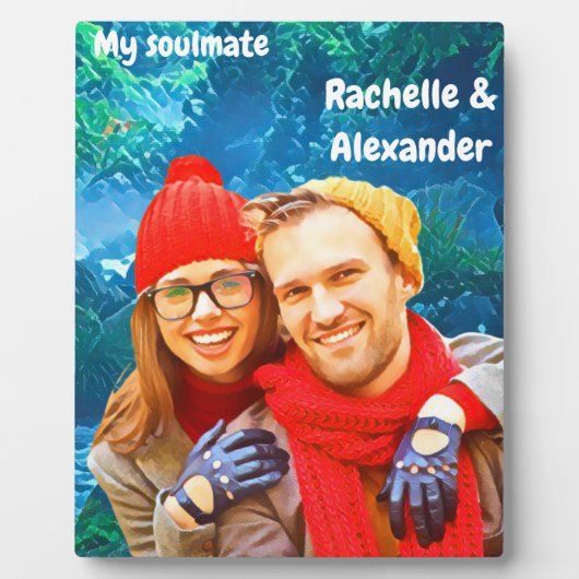 Leuke herinnering met mijn partner fotoplaat (Voorkant)