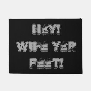 leuke herinnering slogan veeg je voettekst af deurmat