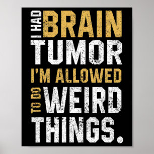 Leuke Hersentumor Bewustzijn Aneurysma Ik Had Een  Poster