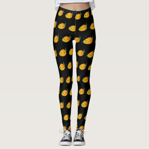 Leuke het Glimlachen Kawaii Mango Leggings