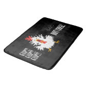 Leuke hete chick citaat badmat (Gekanteld)