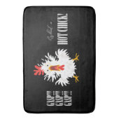Leuke hete chick citaat badmat (Voorkant Verticaal)