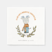 Leuke Hete Trui Winter Rendier Bruidsmeisje Shower Servet (Voorkant)