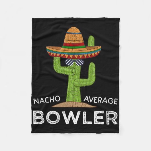 Leuke Hilarische Bowler Joke Humor Funny Bowling S Fleece Deken (Voorkant)