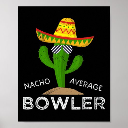 Leuke Hilarische Bowler Joke Humor Funny Bowling S Poster (Voorkant)