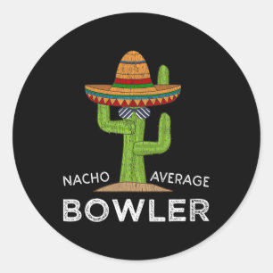 Leuke Hilarische Bowler Joke Humor Funny Bowling S Ronde Sticker