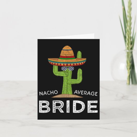 Leuke Hilarische bruid Humor _ Funny Gezegde Bride Kaart (Voorkant)