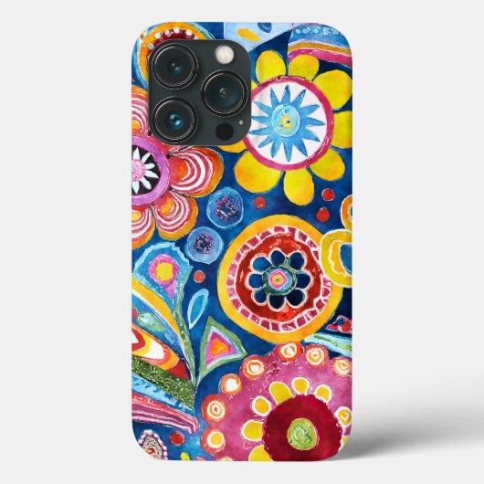 Leuke hippie bloem patroon Case-Mate iPhone case (Achterkant)
