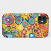 Leuke hippie bloem patroon Case-Mate iPhone case (Achterkant (horizontaal))