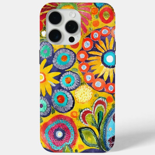 Leuke hippie bloem patroon Case-Mate iPhone case (Achterkant)
