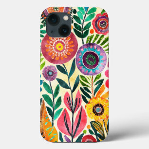 Leuke hippie bloem patroon Case-Mate iPhone case
