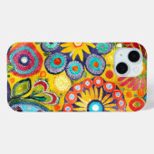 Leuke hippie bloem patroon Case-Mate iPhone case (Achterkant (horizontaal))