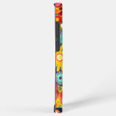 Leuke hippie bloem patroon samsung galaxy hoesje (Rechterkant)