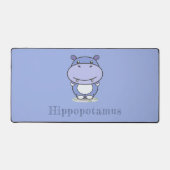 Leuke Hippo Desk Mat (Voorkant)