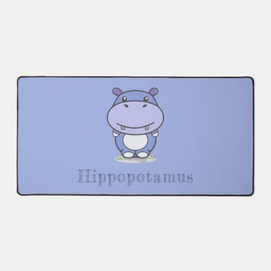 Leuke Hippo Desk Mat (Voorkant)