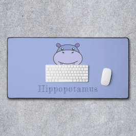 Leuke Hippo Desk Mat