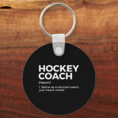 Leuke Hockey Coach Definitie Sleutelhanger (Voorkant)